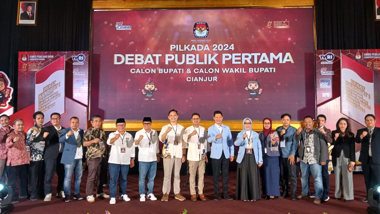 Herman-Ibang Tampil Memukau! Unggul Mutlak di Debat Perdana Pilkada Cianjur 2024