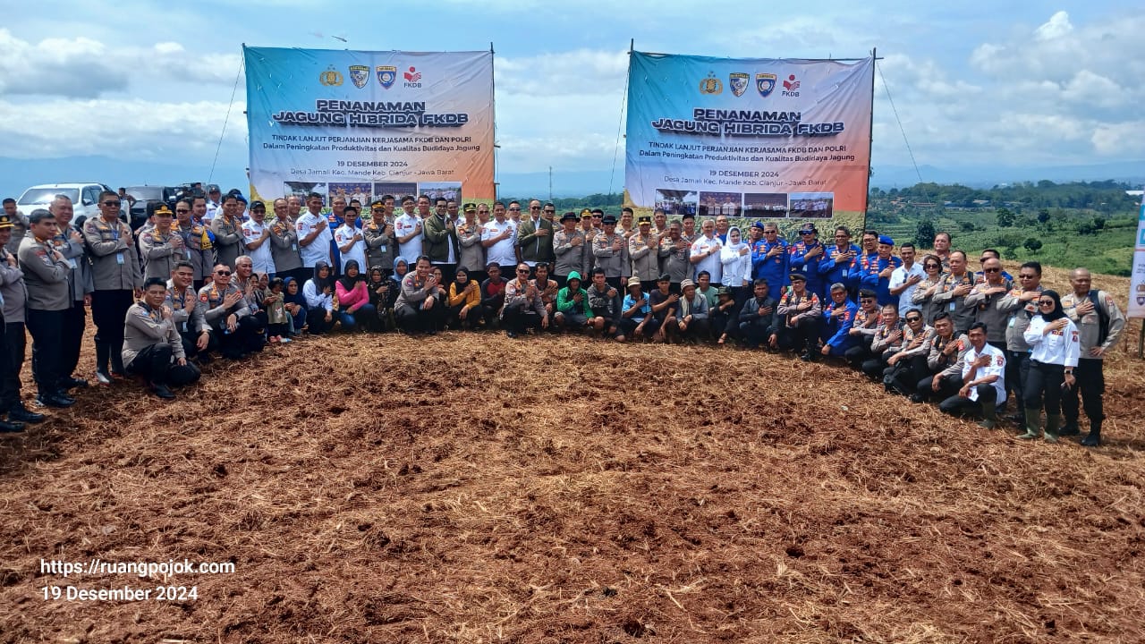 Polri dan FKDB Tanam Benih Jagung Hybrida untuk Dukung Ketahanan Pangan