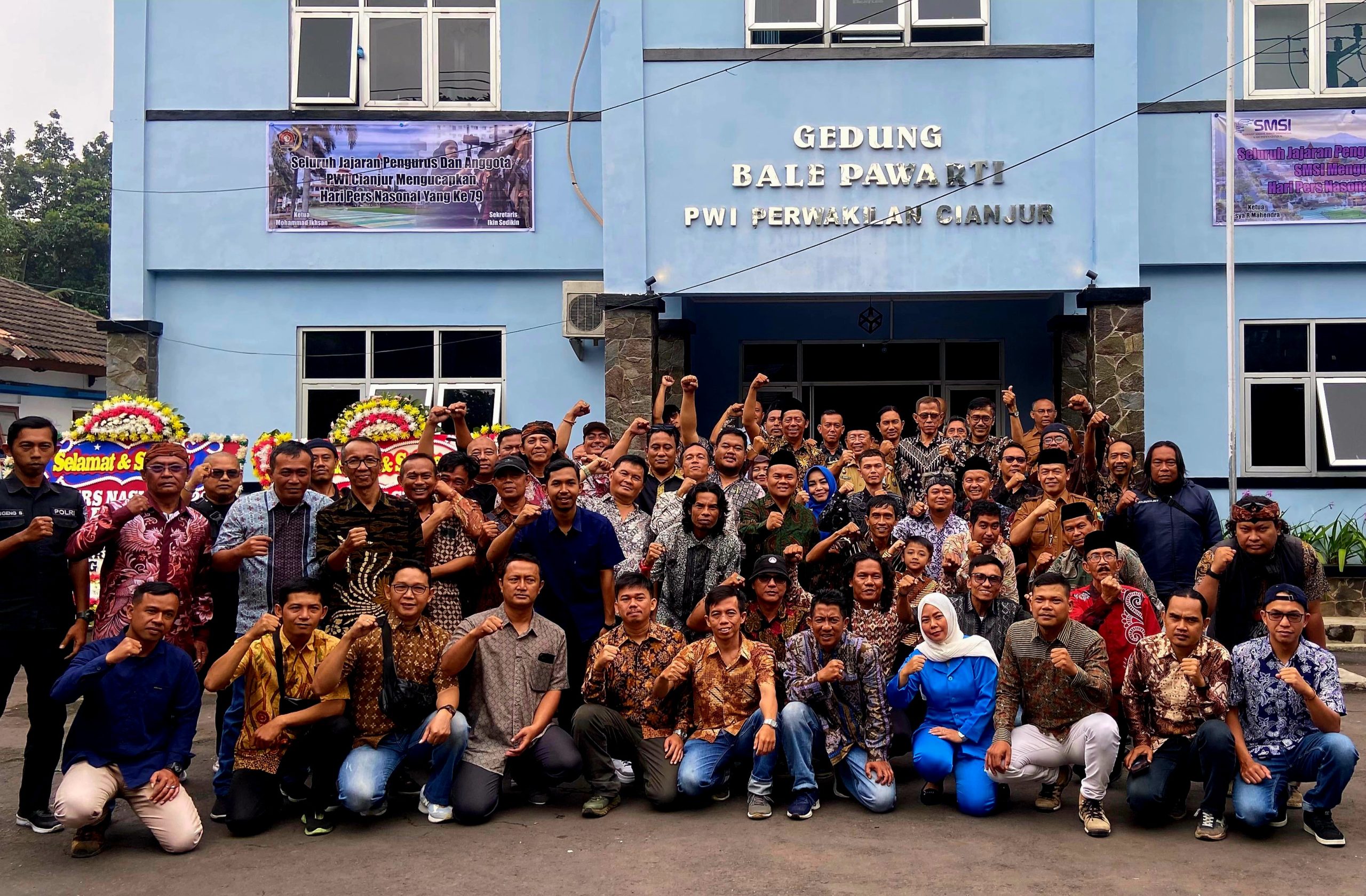 PWI Cianjur Gelar Upacara Peringati Hari Pers Nasional Ke -79