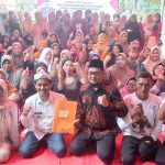 Reses DPRD Cianjur, Andri Datang Emak-Emak Pasirnangka Riang