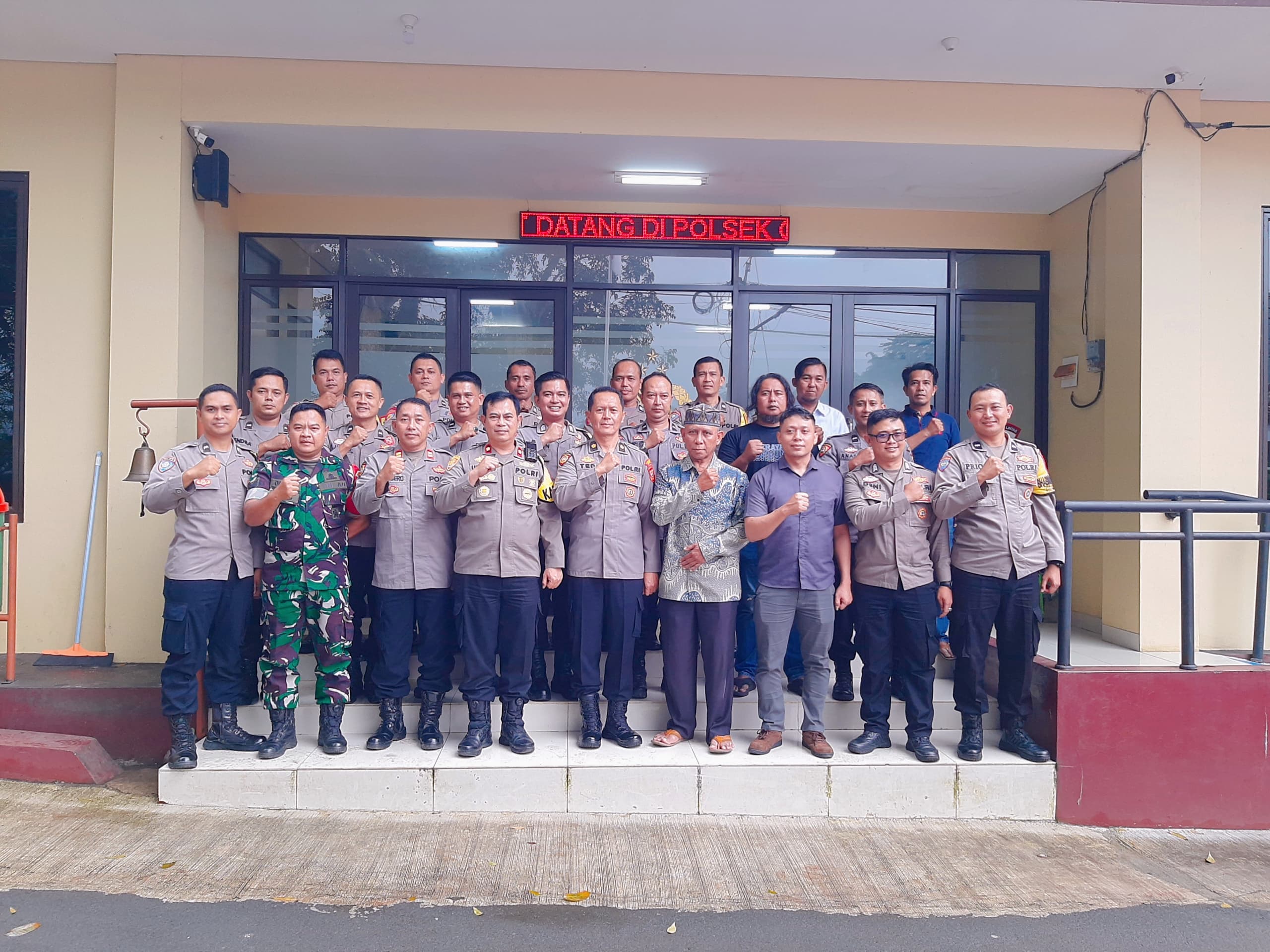 Serah Terima Jabatan, Kompol Usep Nurdin Dilantik Sebagai Kapolsek Cugenang