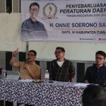Kang Onnie Kunjungi Desa Songgom, Sosialisasikan Perda Perlindungan Anak