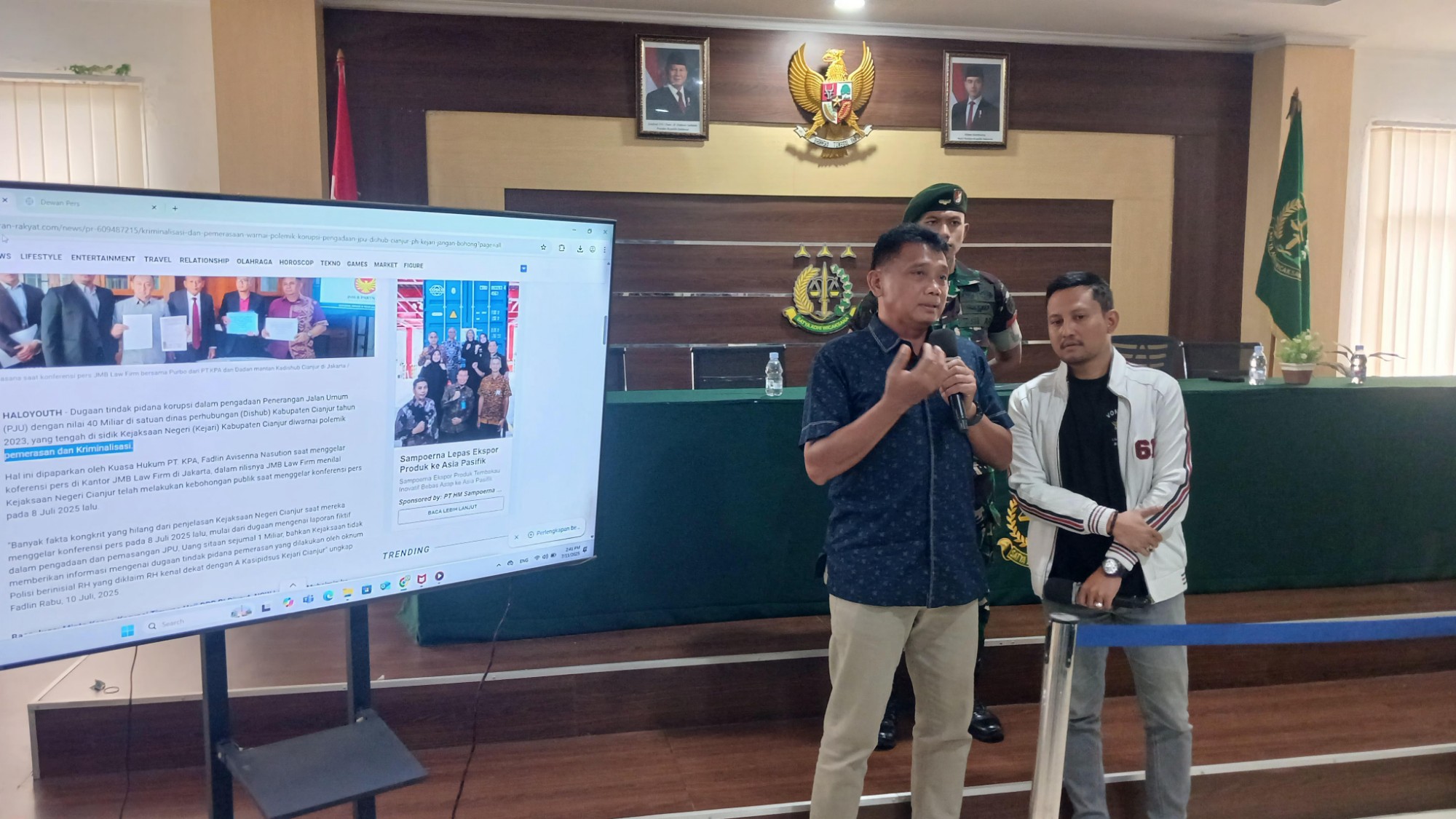 Kejari Cianjur Bantah Isu Tak Sedap dalam Kasus dugaan Korupsi PJU 2023