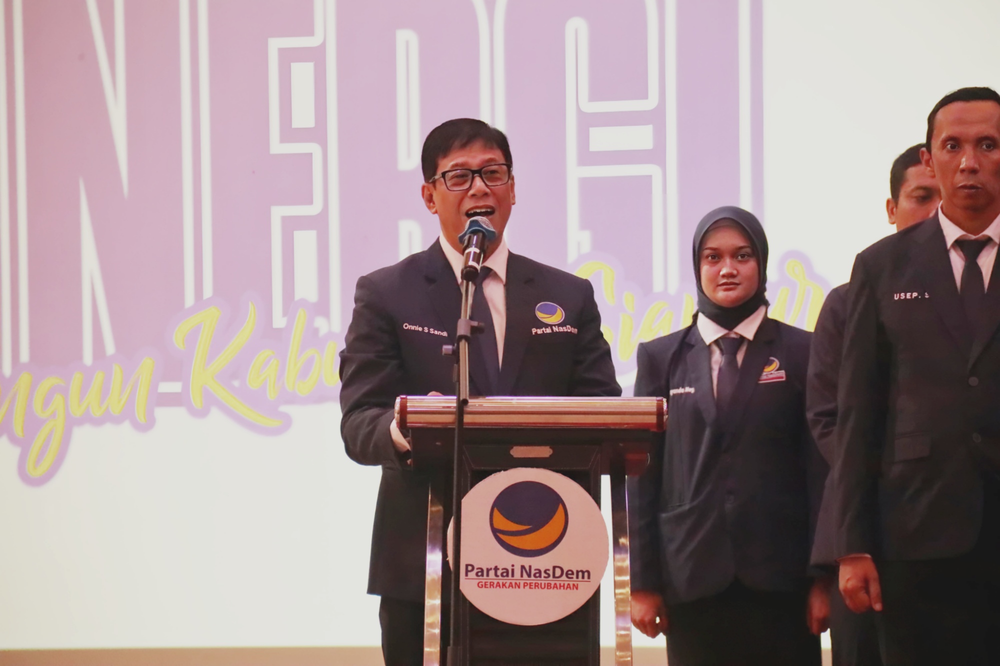 Onnie S Sandie Kembali Nahkodai NasDem Cianjur, Targetkan 12 Kursi di Pemilu 2029