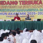 Kajari Cianjur Berikan Materi Bahaya UU ITE Kepada Mahasiswa Baru Universitas Suryakancana