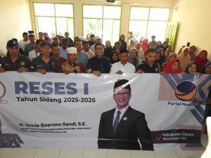 Onnie S Sandi Serap Usulan Warga Tanjungsari pada Reses Perdana 2025/2026