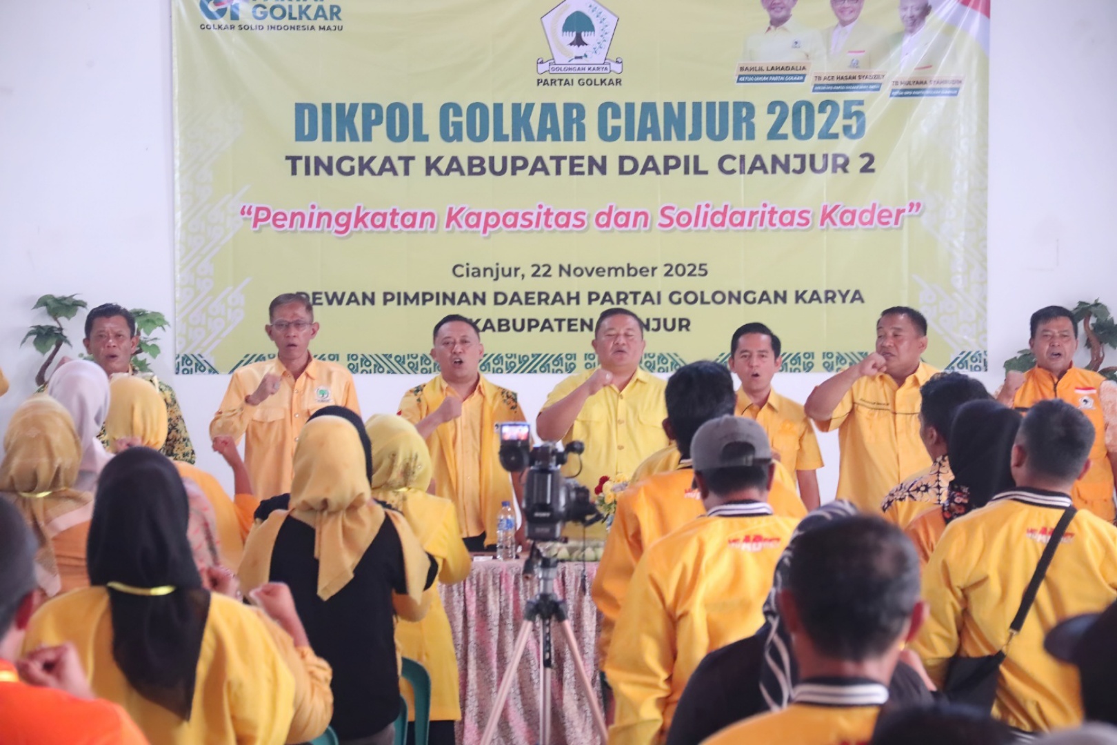 Golkar Cianjur Gelar Dikpol, Ratusan Kader Dapil II Antusias Ikuti Pembekalan Politik