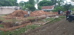 Gedung Koperasi Merah Putih Mulai Dibangun, Warga Sukamulya Gotong Royong Massal