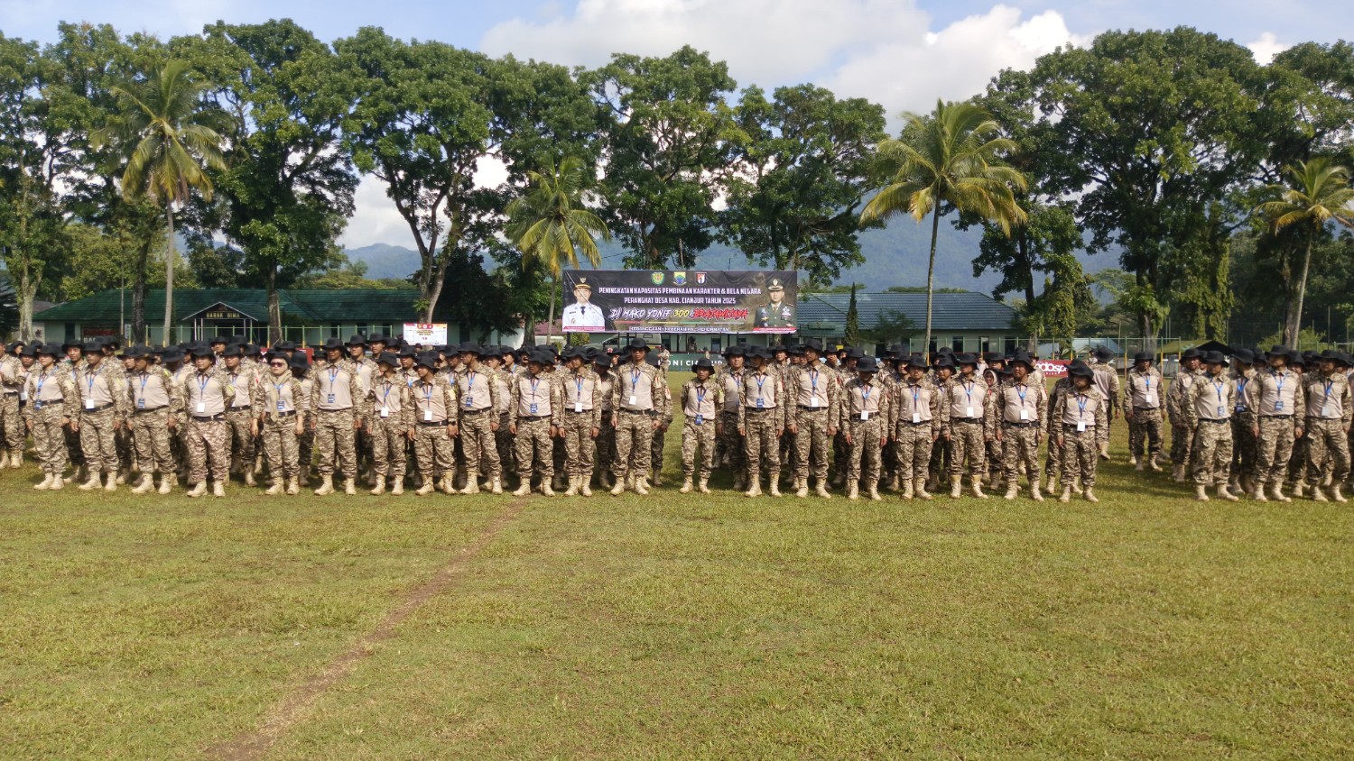 Ratusan Perangkat Desa Cianjur Digembleng Bela Negara, Pemkab Sebut Dampaknya Signifikan