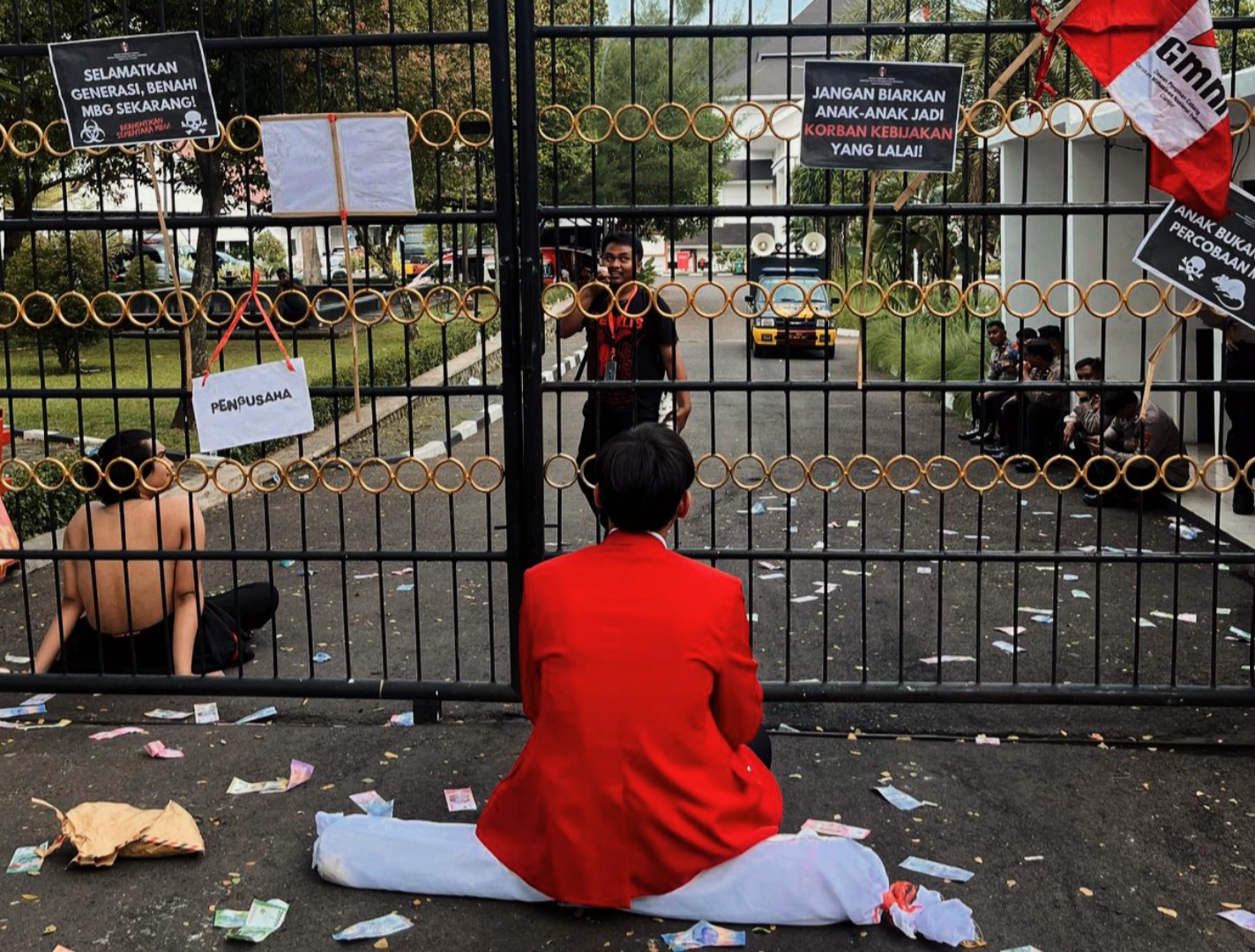 GMNI Cianjur Kritik Porsi MBG di SDN Tanjung Harapan