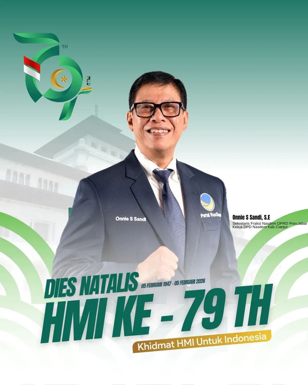 Onnie S Sandi: Dies Natalis ke-79 HMI Momentum Perkuat Nilai Yakin Usaha Sampai untuk Indonesia