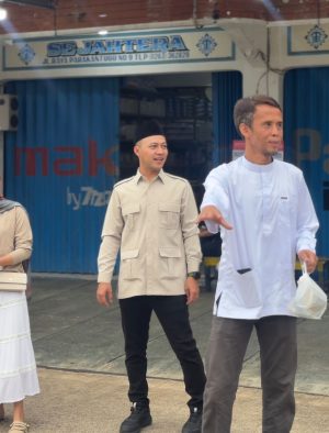 Berkah Ramadan, Angga Linoseva dan DPC Gerindra Cijati Tebar Takjil serta Santunan Anak Yatim