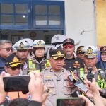 Polres Cianjur Ramp Check Bus dan Angkutan Barang, Pastikan Armada Aman Jelang Mudik Lebaran