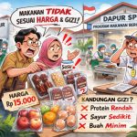 Carut Marut Program MBG di Karangtengah dan Cilaku: Porsi Tak Sesuai Anggaran, Kualitas Makanan Dipertanyakan