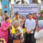 Polres Cianjur Gelar Gerakan Pangan Murah, Ribuan Warga Serbu Sembako Harga Terjangkau