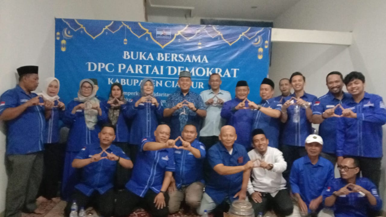 Demokrat Cianjur Buka Bersama, Target Rebut Kembali Kursi DPR RI di Pemilu 2029
