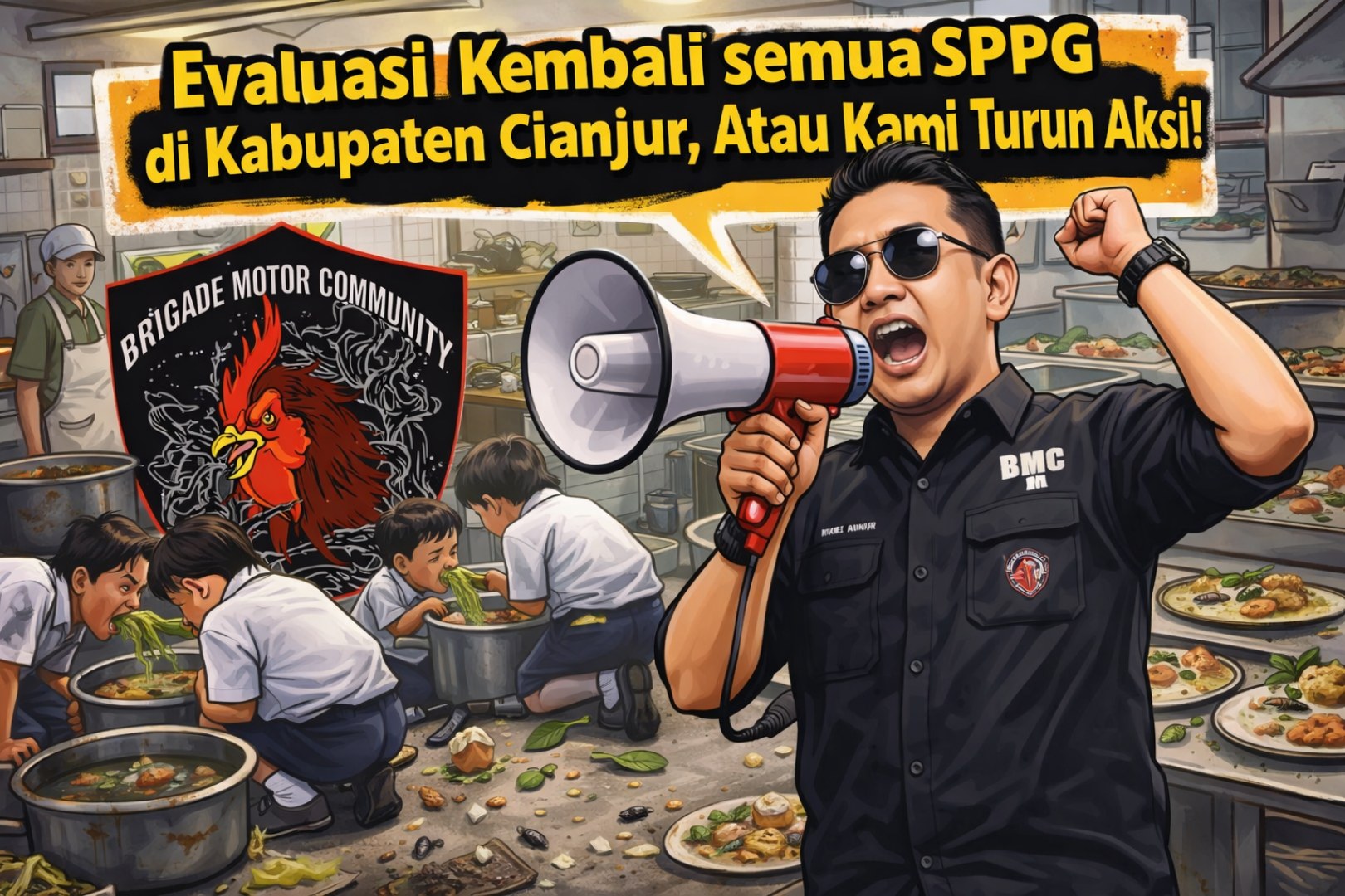 Ketua BMC Cianjur Soroti Carut Marut Program MBG, Ancam Aksi Massa