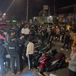 Sinergi Pengamanan Malam Takbir, Polres Cianjur Tindak Tegas Pengendara Berknalpot Brong