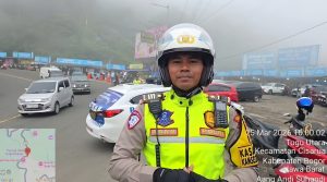Arus Balik Lebaran di Perbatasan Cianjur – Bogor Lancar, Polisi Imbau Waspada Kabut Puncak
