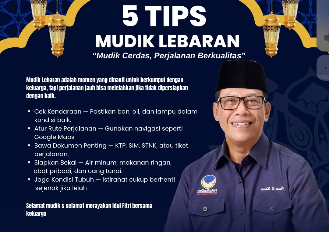 Onnie S Sandi Bagikan 5 Tips Mudik Lebaran: “Mudik Cerdas, Perjalanan Berkualitas”