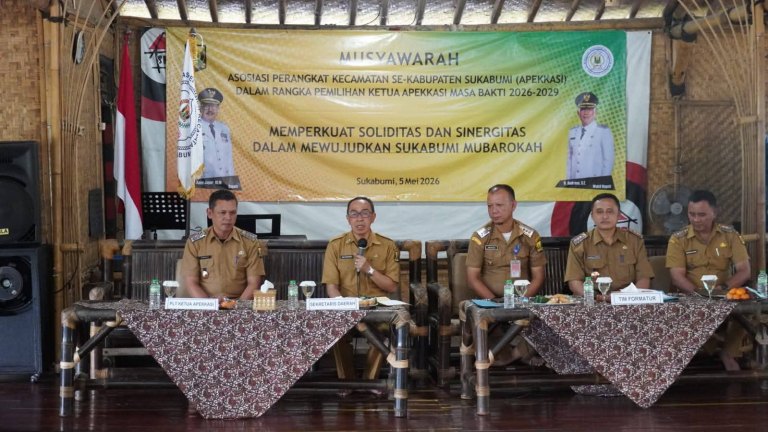 Muscab Apekkasi Sukabumi Digelar, Sekda Tegaskan Pentingnya Kolaborasi dan Kepemimpinan Kuat