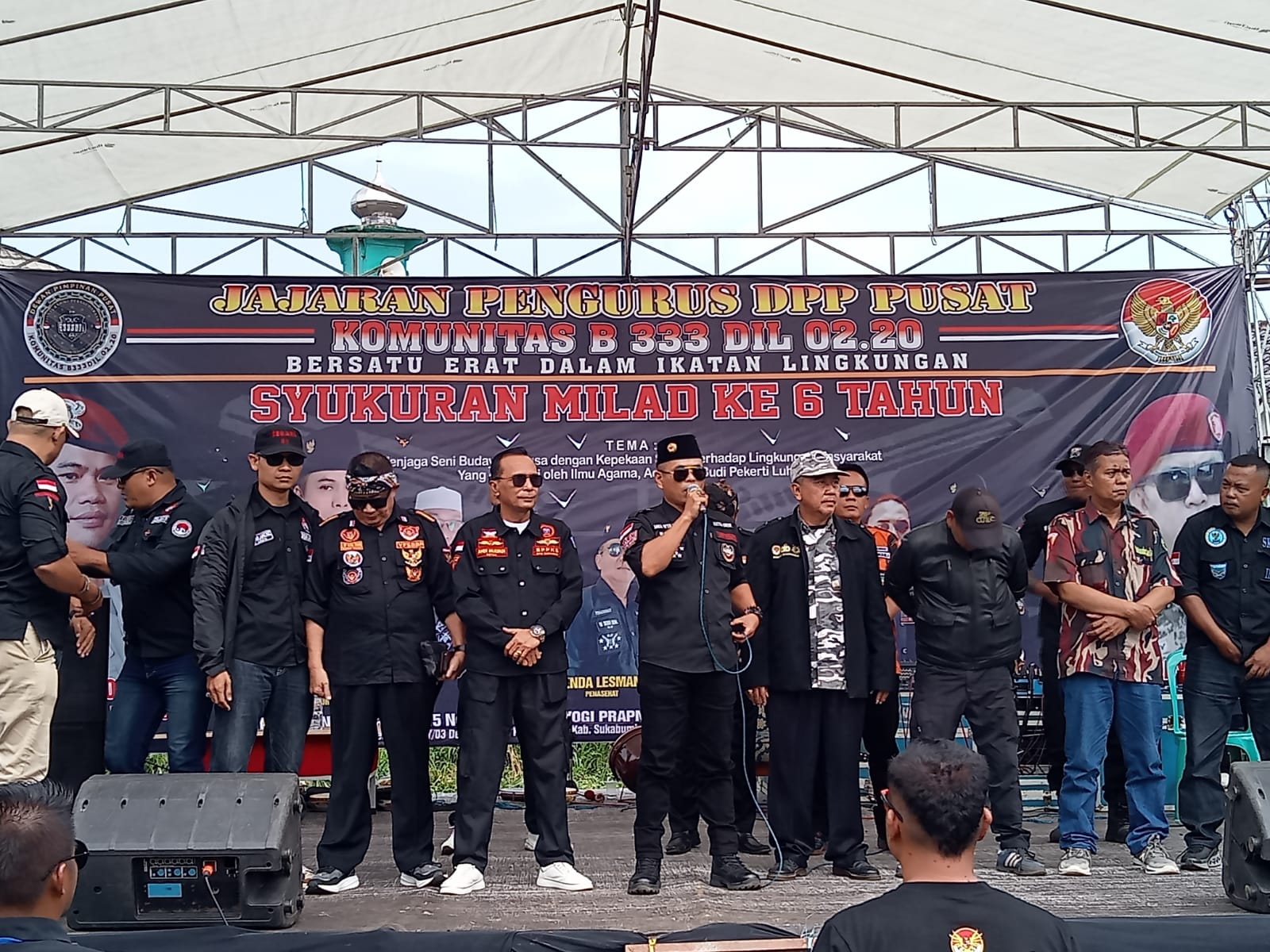 Milad Ke-6 Komunitas B 333 DIL, Wakil Ketua DPRD Sukabumi Ajak Ormas Jaga Persatuan