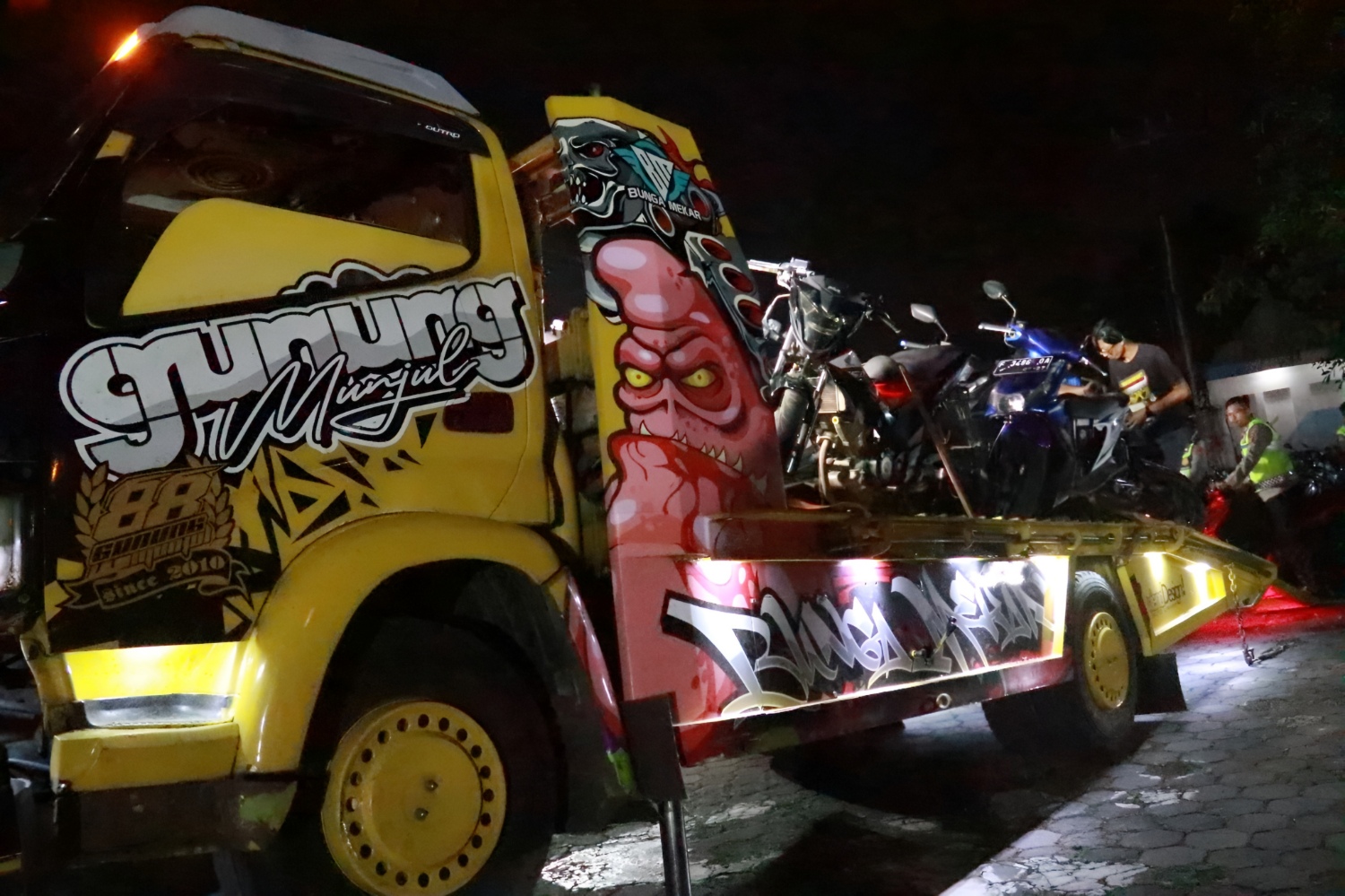 Ratusan Motor Terjaring Razia Knalpot Brong di Cianjur, Polisi Temukan Miras hingga Narkotika