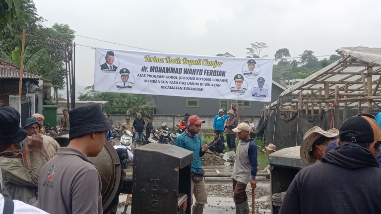 Program GOROL Pemkab Cianjur Percepat Pembangunan Jalan di Wilayah Utara