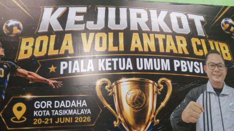 Wakil Wali Kota Tasikmalaya Buka Turnamen Planet Volleyball Club 2026