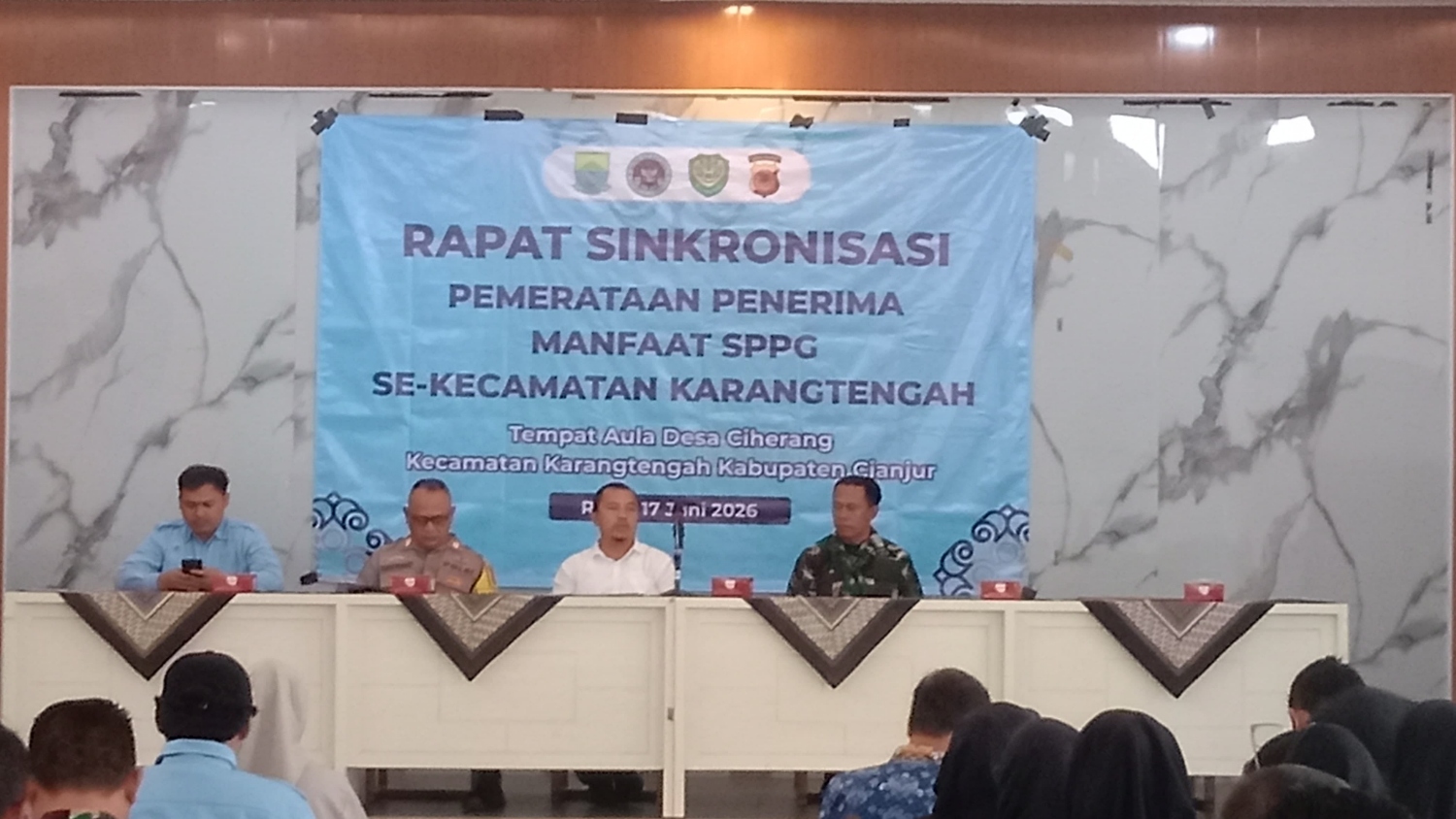 Sinkronisasi SPPG Karangtengah Digelar, Pemerataan Penerima MBG Mengacu Peta Geospasial