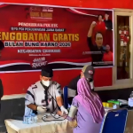 PDIP Cianjur Gelar Pengobatan Gratis di Cibinong, Ratusan Warga Manfaatkan Layanan