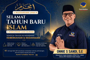 Onnie S Sandi Ucapkan Selamat Tahun Baru Islam 1448 Hijriah, Ajak Masyarakat Perkuat Persatuan dan Kepedulian