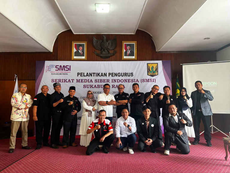 Eman Sulaeman Nahkodai SMSI Sukabumi Raya Periode 2025 – 2028