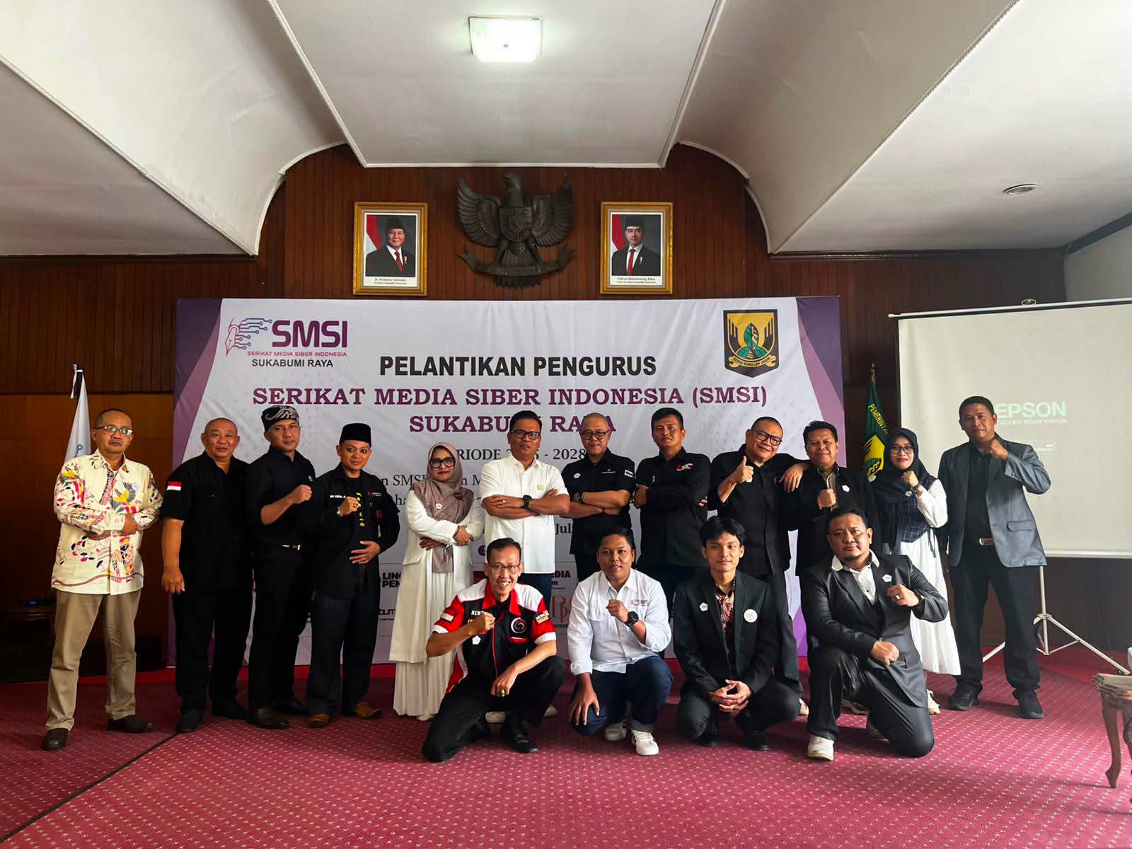 Eman Sulaeman Nahkodai SMSI Sukabumi Raya Periode 2025 – 2028