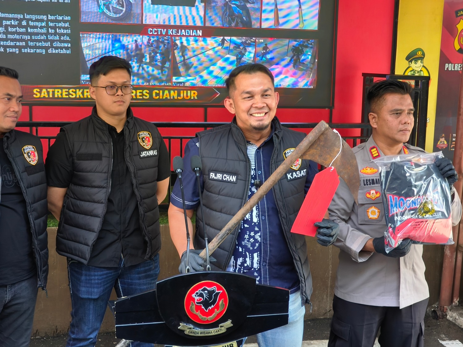 Ngeliwet Berujung Berdarah, Polres Cianjur Tangkap Pemuda Pembacok Warga dengan Sabit