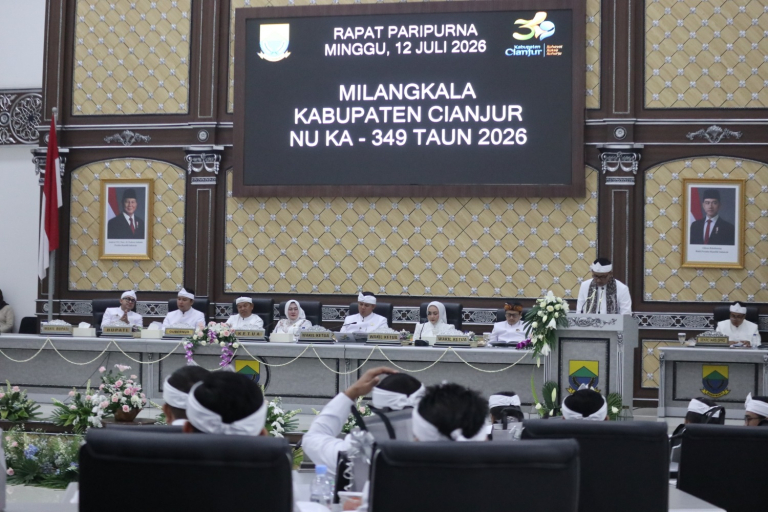 Rapat Paripurna Milangkala Cianjur ke-349, KDM : Cianjur Daerah Istimewa yang Harus Terus Berkembang