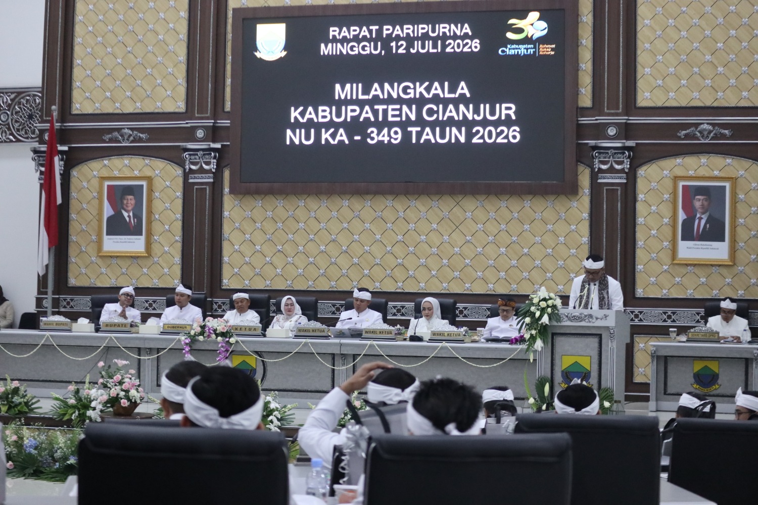 Rapat Paripurna Milangkala Cianjur ke-349, KDM : Cianjur Daerah Istimewa yang Harus Terus Berkembang