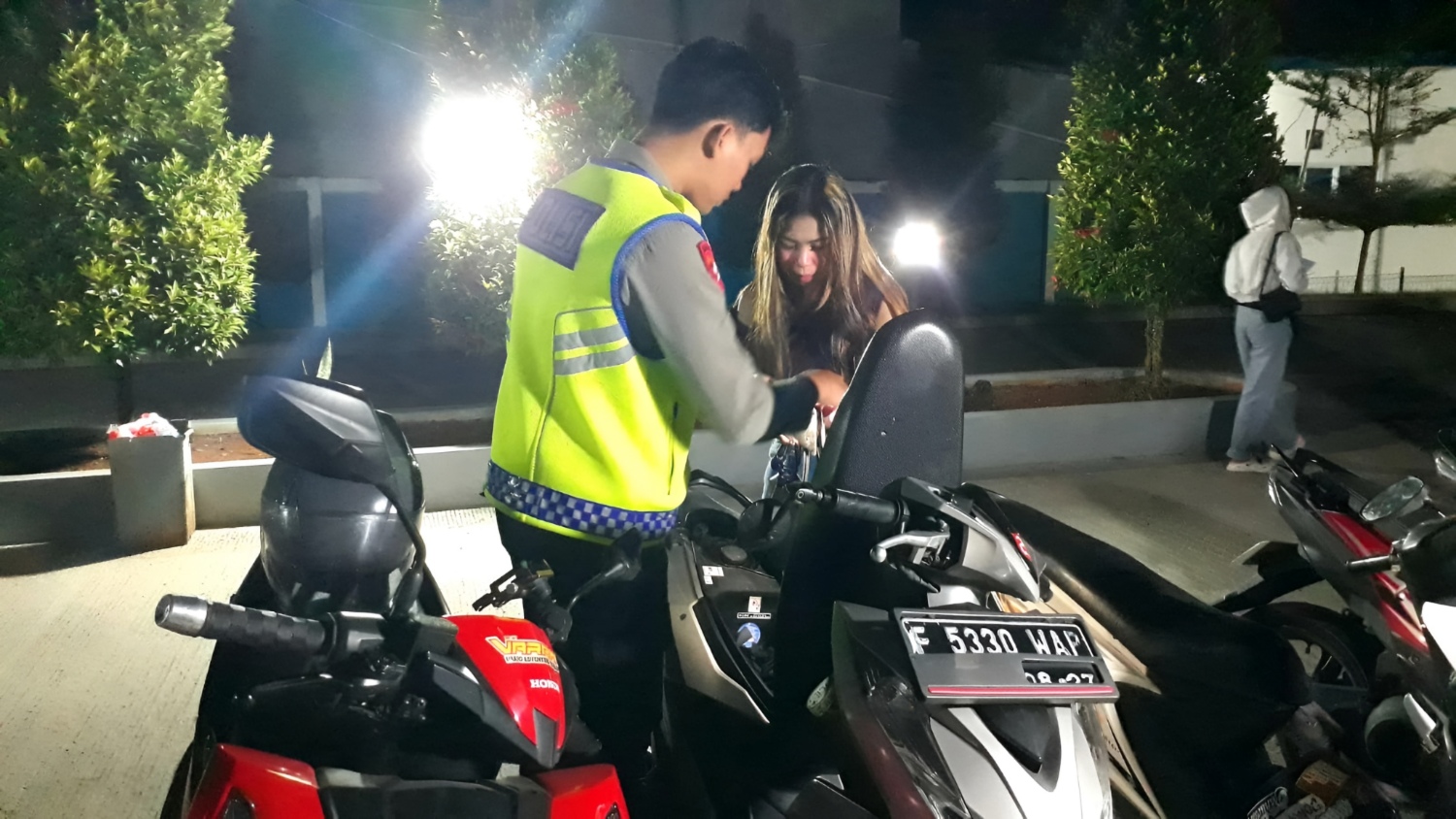 Polres Cianjur Tilang 208 Pelanggar, Amankan 74 Kendaraan Berknalpot Brong di Dua Lokasi