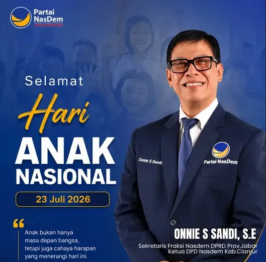 Hari Anak Nasional 2026, Onnie S. Sandi Ajak Wujudkan Generasi Sehat dan Berkarakter
