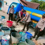 Polres Cianjur dan PMI Sigap Bantu Masyarakat Terdampak Kekeringan