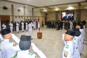 Bupati Sukabumi Kukuhkan 32 Paskibraka 2026, Tegaskan Kehormatan dan Tanggung Jawab Besar