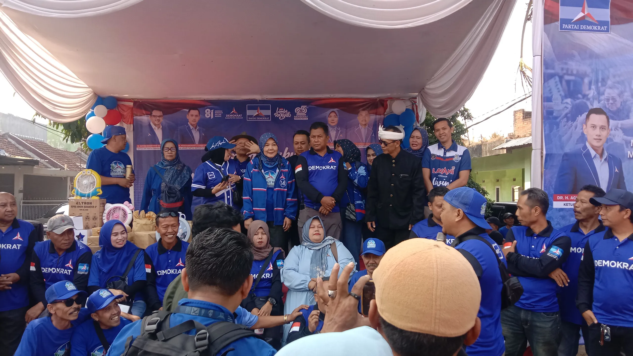Demokrat Cianjur Gelar Pesta Rakyat, Dorong Kader Lebih Dekat dengan Warga