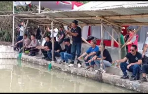 HUT RI ke-81, Polres Sukabumi dan Media Perkuat Sinergi Lewat Mancing Bareng