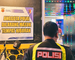Polres Cianjur Sidak Tempat Hiburan Malam dan Kafe, Miras dan Satu Pengunjung Positif Narkotika Diamankan