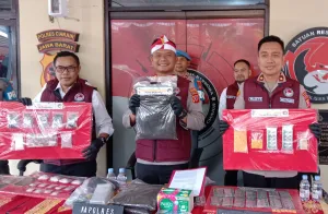 Polres Cianjur Bongkar Jaringan Narkoba, 479 Gram Sabu dan Belasan Kg Ganja dan Sinte Disita