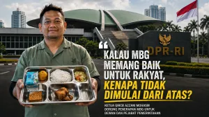 Jika MBG Baik untuk Rakyat, GMCB Dorong Program Dimulai dari Pejabat Legislatif Hingga Eksekutif
