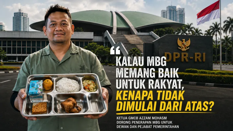 Jika MBG Baik untuk Rakyat, GMCB Dorong Program Dimulai dari Pejabat Legislatif Hingga Eksekutif