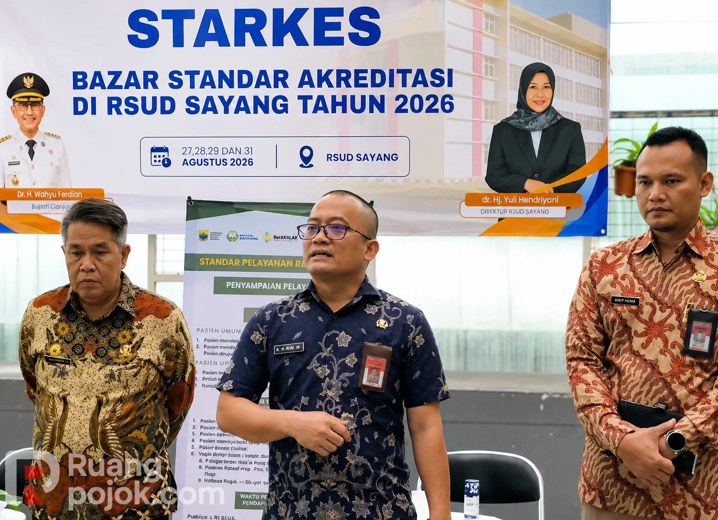RSUD Sayang Cianjur Perkuat Kesiapan Akreditasi Lewat Bazar Standar 2026