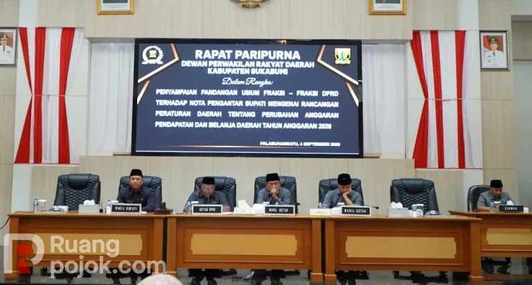 DPRD Sukabumi Gelar Paripurna ke-18, Bahas Perubahan APBD 2026