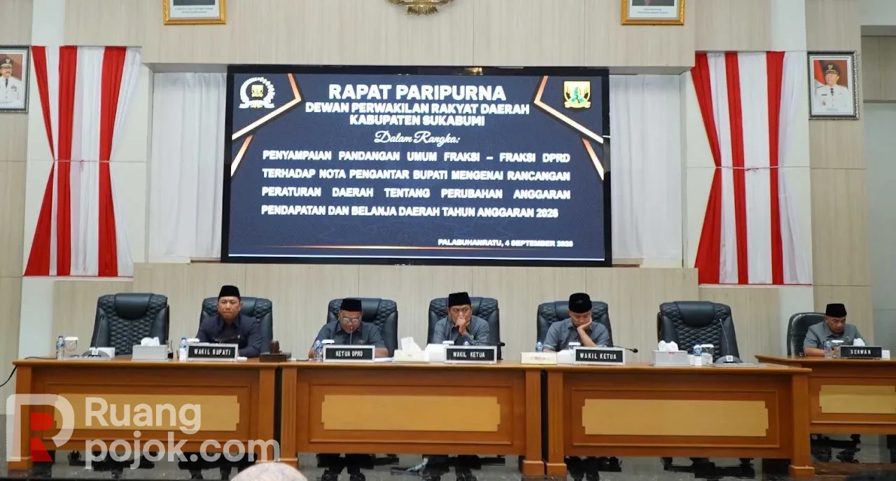 DPRD Sukabumi Gelar Paripurna ke-18, Bahas Perubahan APBD 2026